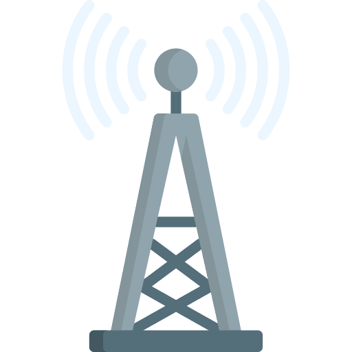 Radio antenna wifi signal internet electricity icon Radio antenna wifi signal internet electricity icon