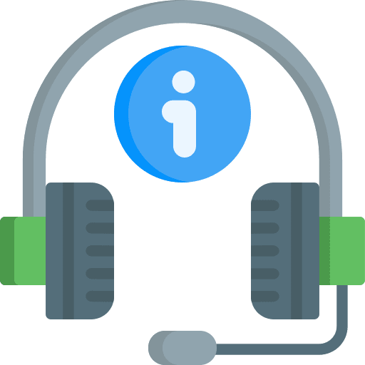 Information customer info call center agent icon Information customer info call center agent icon