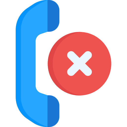Rejected phone call rejected telephone call icon Rejected phone call rejected telephone call icon