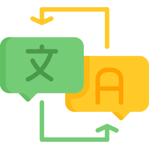 Translator networking social speech bubble icon Translator networking social speech bubble icon
