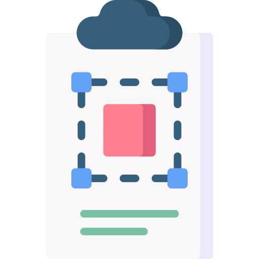 Object files and folders file description icon