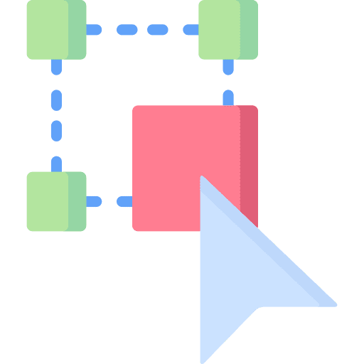 Object interface arrow select icon