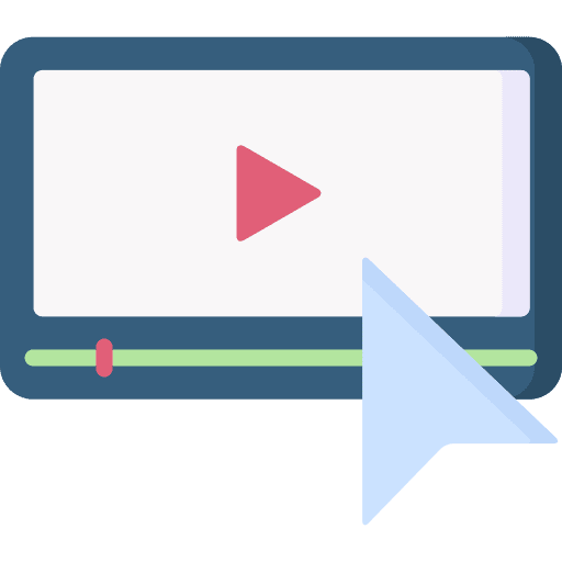 Video video selection multimedia icon