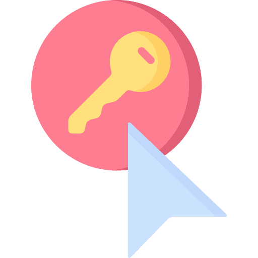 Access ui key security icon