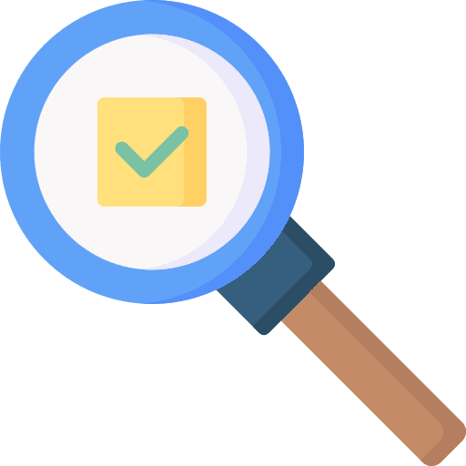 Analysis ui loupe magnifying glass icon