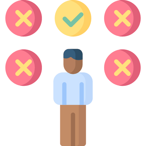 Choose yes candidate selection icon