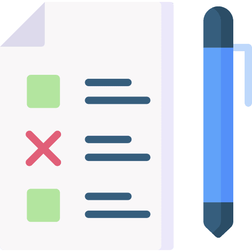 List check pen files and folders icon