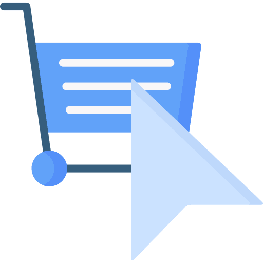 Selection shopping selection shopping cart icon