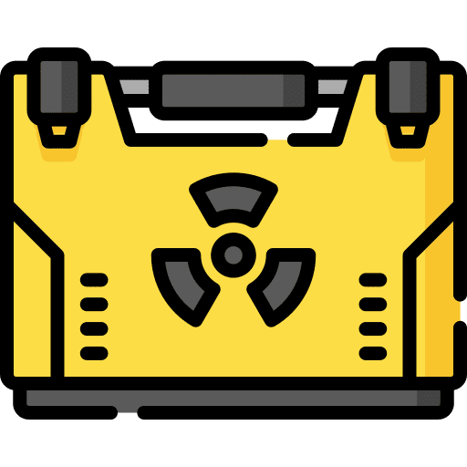 Nuclear bomb industry ecology and environment icon Nuclear bomb industry ecology and environment icon