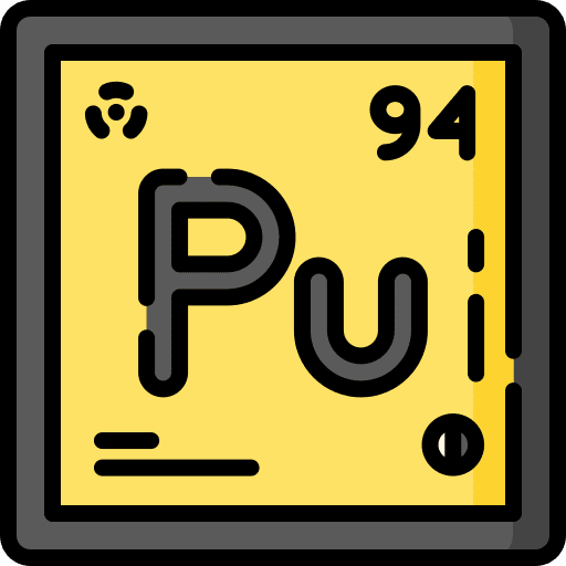 Plutonium element chemical element education icon Plutonium element chemical element education icon