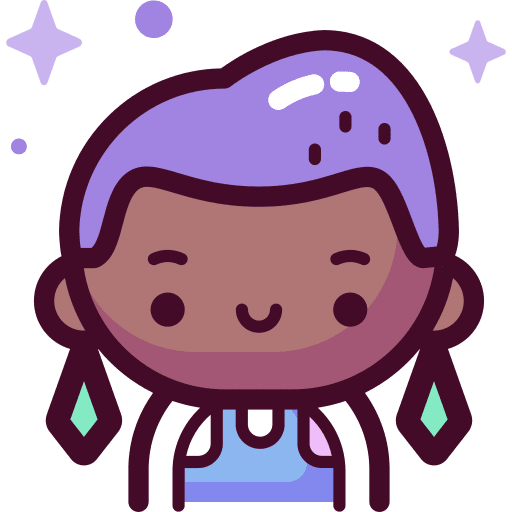 Girl afro avatar girl icon Girl afro avatar girl icon