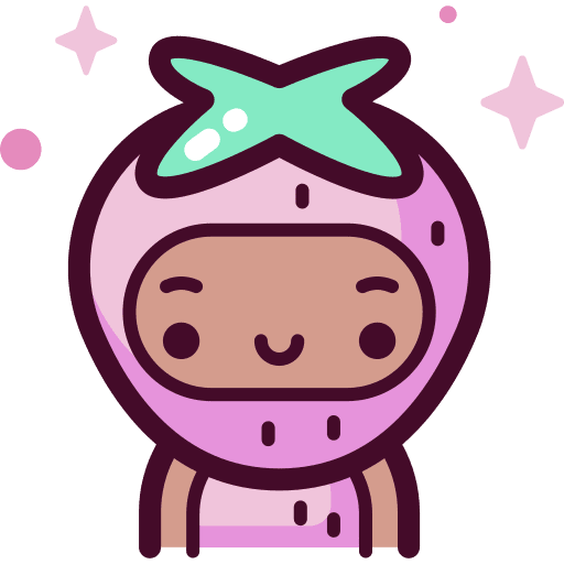Strawberry strawberry user girl icon Strawberry strawberry user girl icon