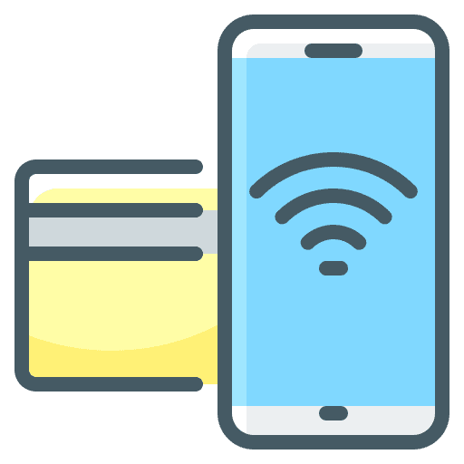 Payment electronics contactless payment method icon