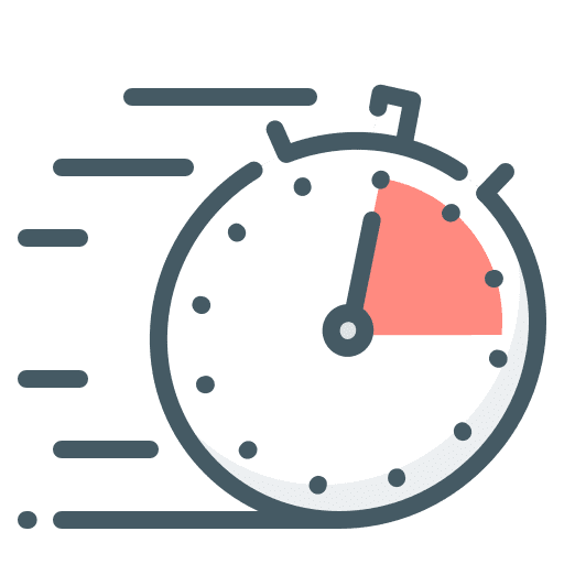 Service time timer stopwatch icon