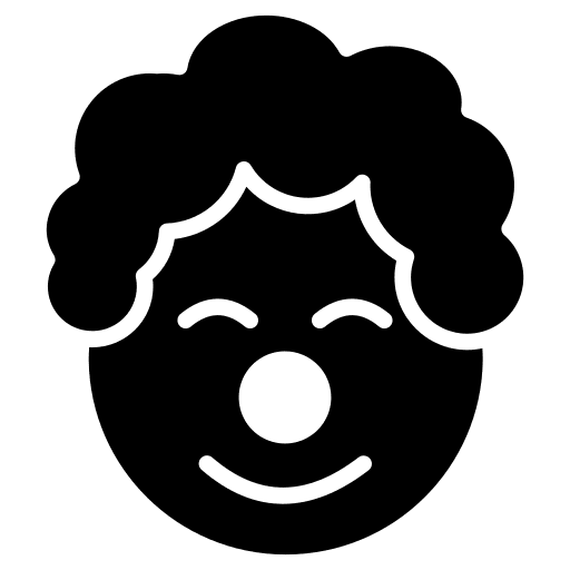 Costume costume clown mask icon