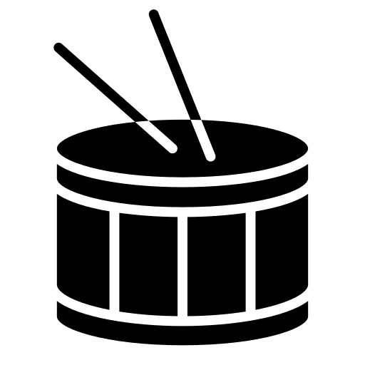 Drum audio beat drum icon