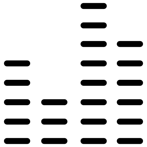 Equalizer equalizer sound bars mixer icon