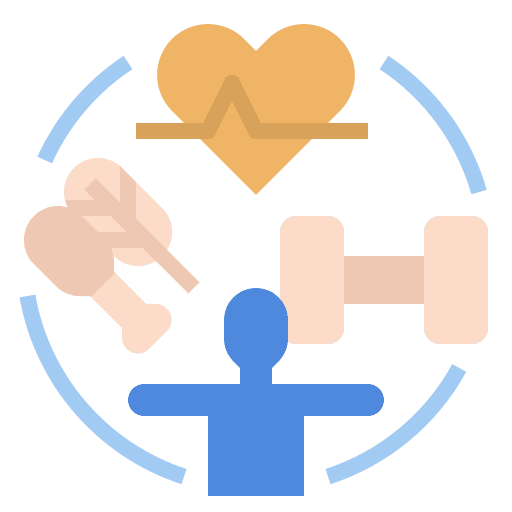 Health exercise health wellness icon