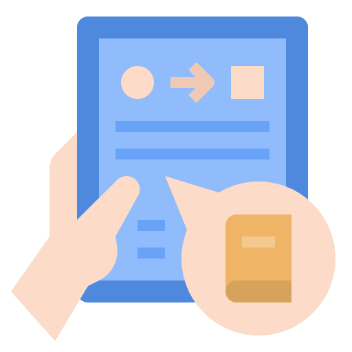 Online library studying online library learning icon Online library studying online library learning icon