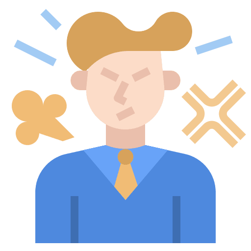 Angry angry people head icon Angry angry people head icon