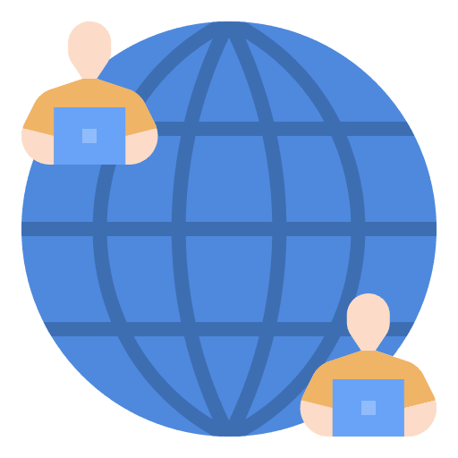 Globalization connect connection user icon Globalization connect connection user icon