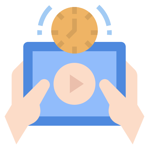 Internet enjoy hobbies and free time clock icon Internet enjoy hobbies and free time clock icon