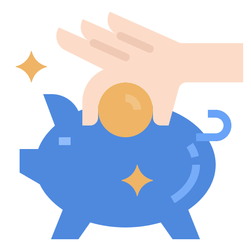 Saving money financial piggy bank save money icon Saving money financial piggy bank save money icon