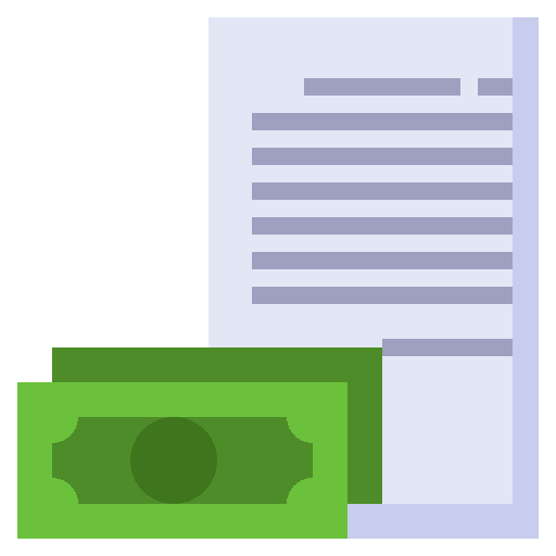 Budget business administration business and finance icon