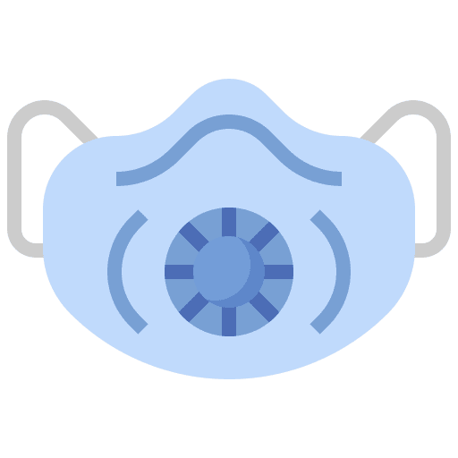 Face mask sterilization surgeon epidemic prevention icon