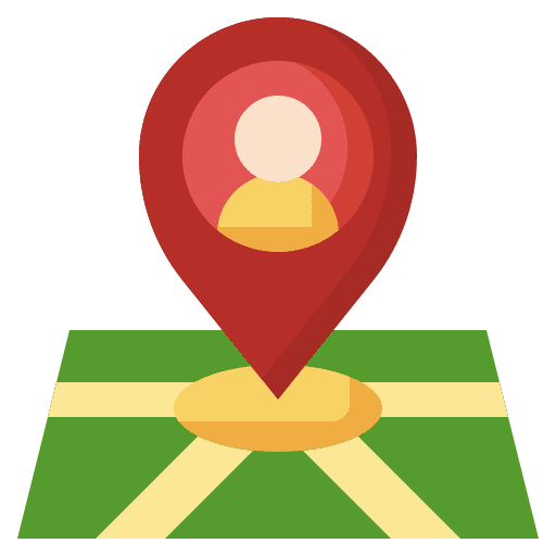 Location map pin user icon