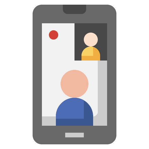 Video call management video call conversation icon