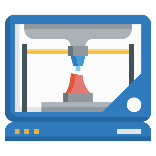 3d printer 3d printer 3d printing electronics icon