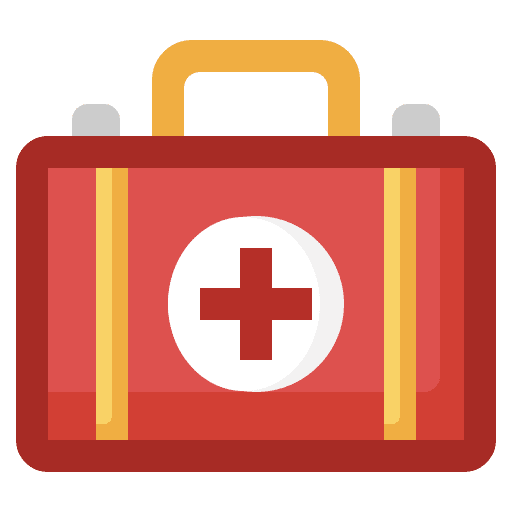 First aid kit healthcare and medical hospital medical icon