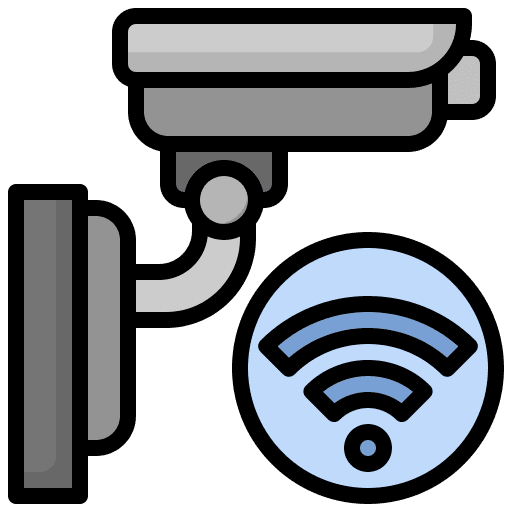 Cctv video surveillance security camera icon Cctv video surveillance security camera icon