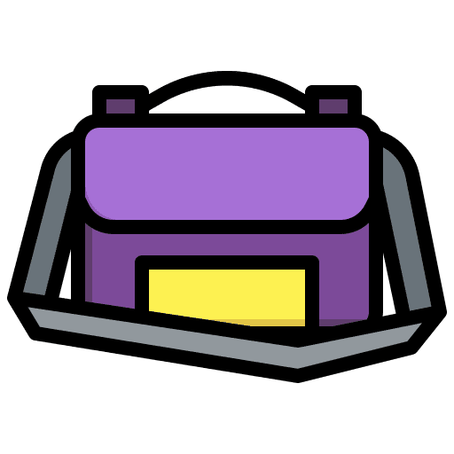 Messenger bag purse shopping bag wealth icon