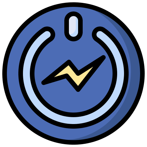 Power ray innovation power solar icon Power ray innovation power solar icon