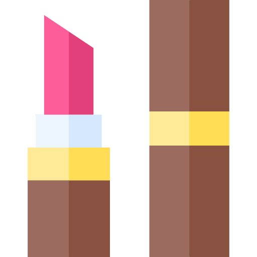 Lipstick grooming feminine cosmetics icon Lipstick grooming feminine cosmetics icon