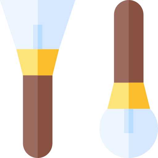 Brushes cosmetics grooming beauty icon Brushes cosmetics grooming beauty icon