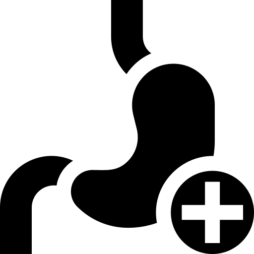 Stomach healthcare and medical health stomach icon
