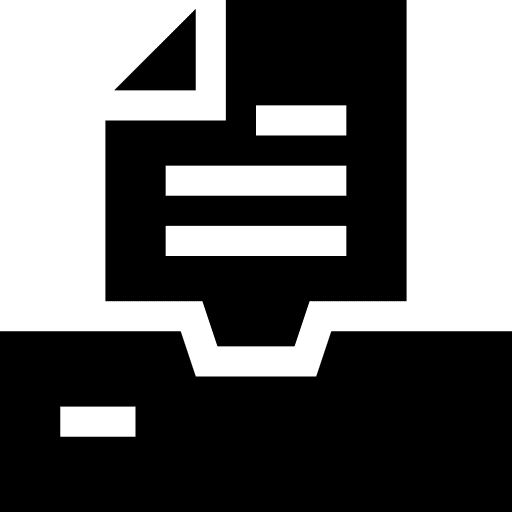 Archive storage office material file icon Archive storage office material file icon