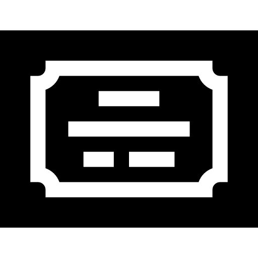 Certificate certificate patent contract icon Certificate certificate patent contract icon