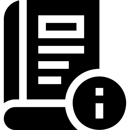 Information communications information guideline icon Information communications information guideline icon