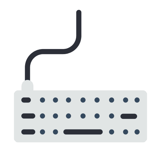 Keyboard device computer keyboard icon Keyboard device computer keyboard icon