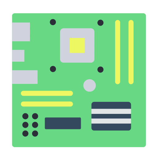 Motherboard board hardware device icon Motherboard board hardware device icon
