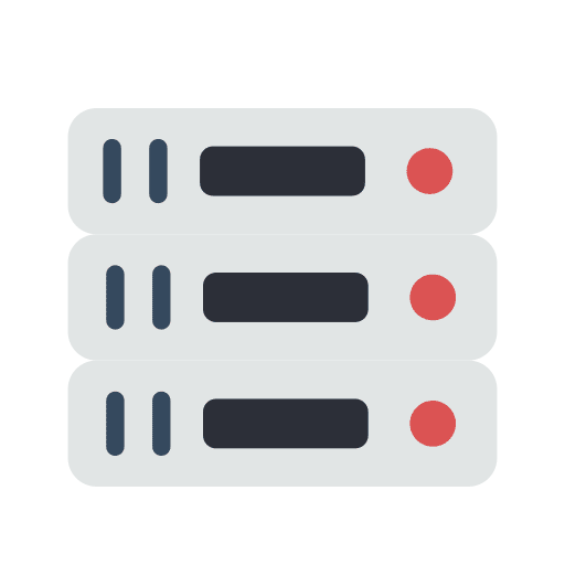 Server data database server icon