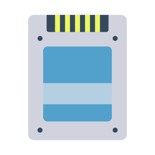 Ssd technology memory ssd icon