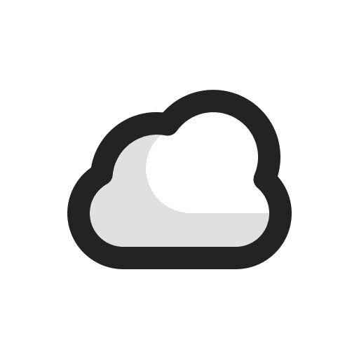 Clouds cloudy day cloudy weather icon