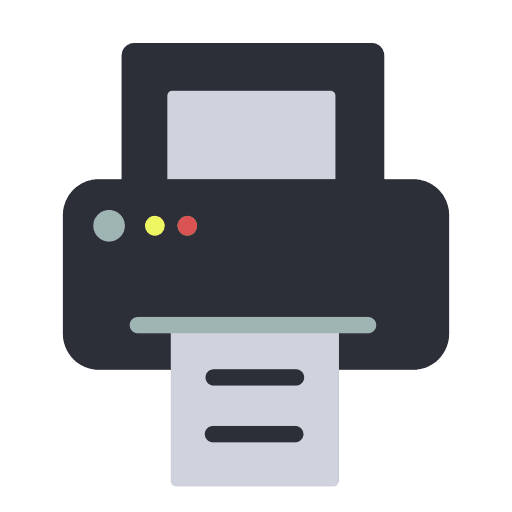 Printer technology printer machine icon Printer technology printer machine icon