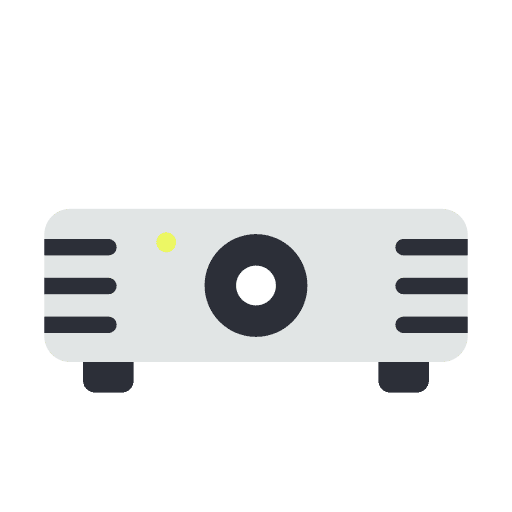 Projector movies electronics entertainment icon Projector movies electronics entertainment icon