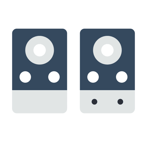 Speaker music and multimedia speaker technology icon Speaker music and multimedia speaker technology icon